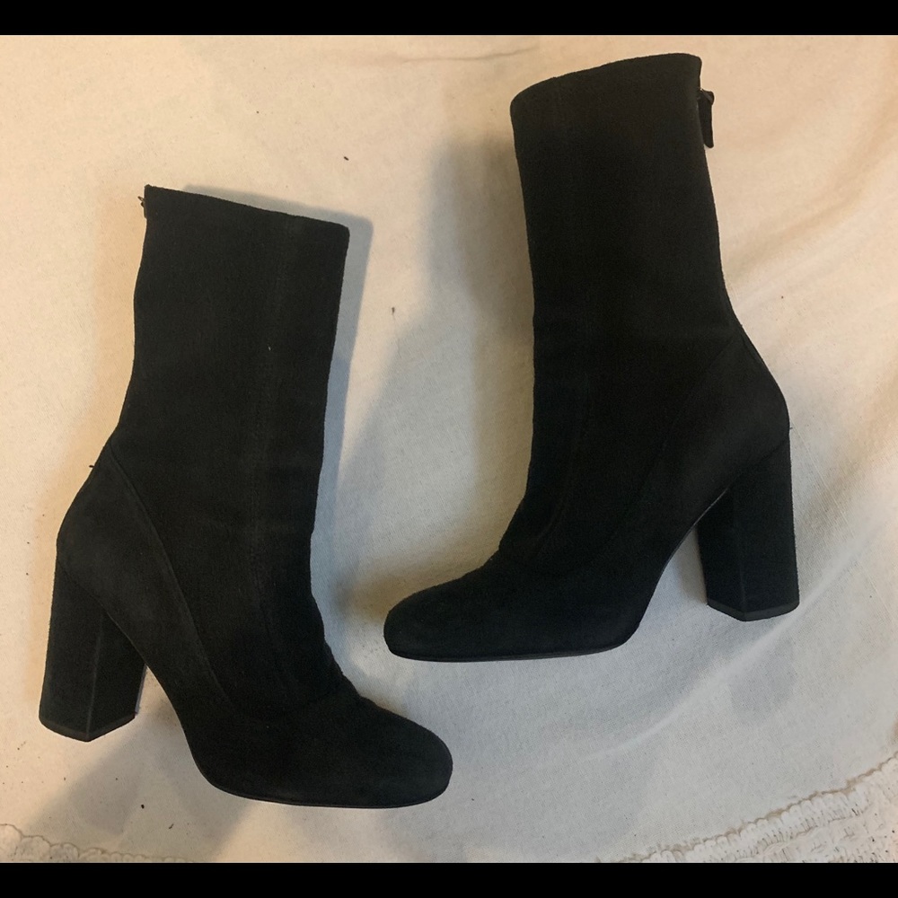 Suede Heeled booties